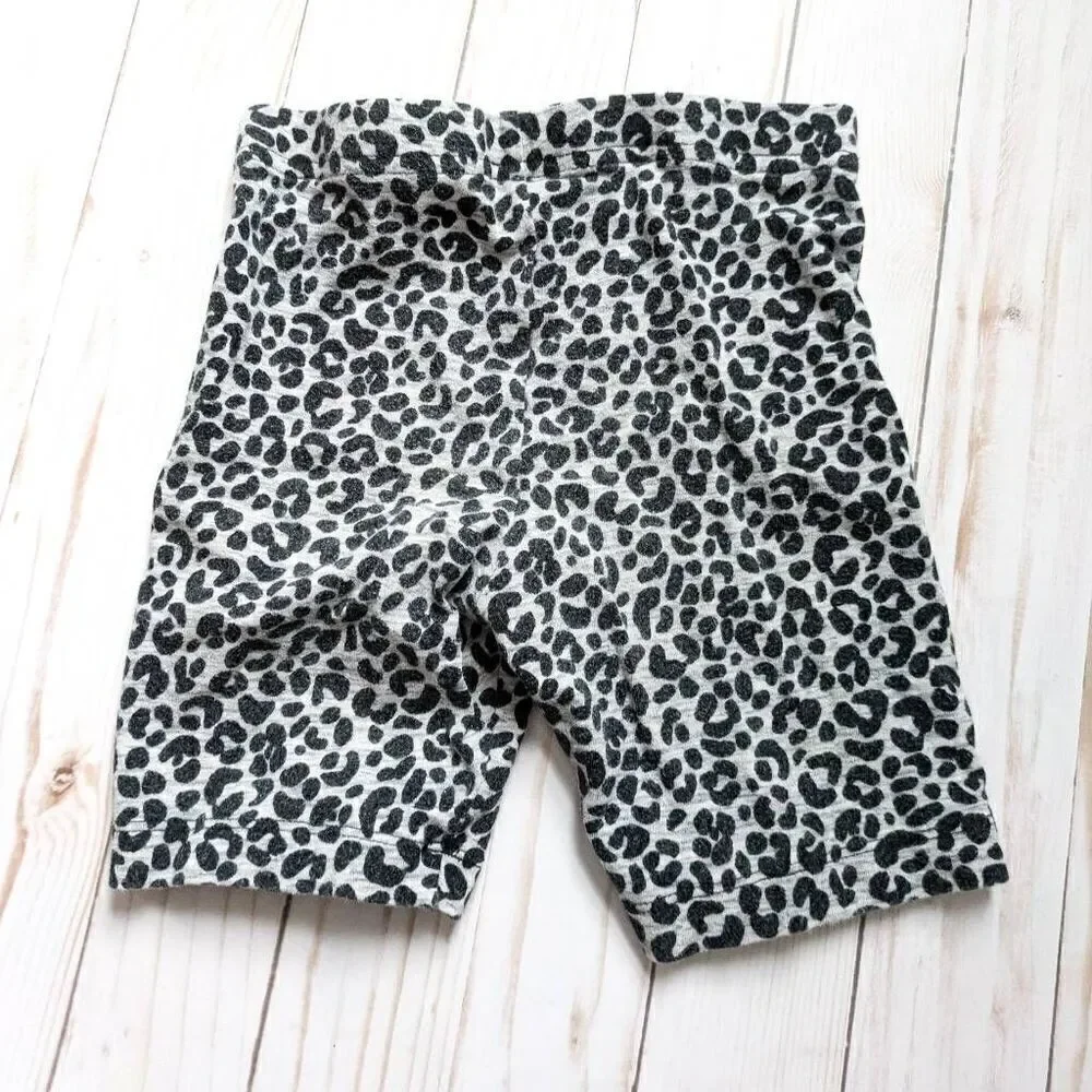 Old Navy Girls Leopard Print Stretch Shorts